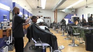 This is Park West Barber School