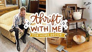 THRIFT WITH ME for Home Decor + HUGE HAUL  *I Found My Dream Vintage Chair!*