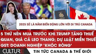 Canada lạnh -40 C; Người Canada, Mỹ nên làm gì trước nguy cơ thuế Trump ? |TIN CANADA TG SÁNG 29/11