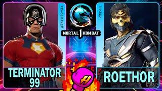 MK1 Terminator99 (PEACEMAKER) VS Roethor (TAKEDA)Mortal Kombat 14K 60ᶠᵖˢ