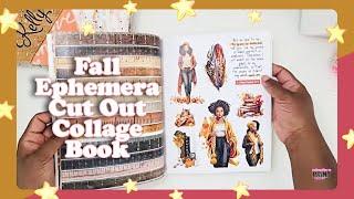 Flip Through Autumn Fall Ephemera Cut Out Collage Book - Amazon KDP Book Proof