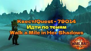 Квест/Quest - 79014 Идти по теням/Walk a Mile in Her Shadows World of Warcraft The War Within