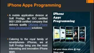 Offshore iPhone Apps Development Company | iPhone Application Developers - SoftProdigy