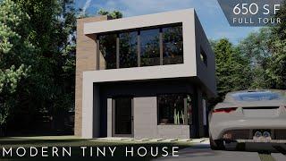 Ultra Modern Small House Idea - Tiny House Tour