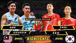 Amazing‼️Very epic  Goh/Izzuddin vs Choi/Seo Korea Open