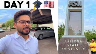 Studying abroad in the USA: My First Day at Arizona State University | International Student |