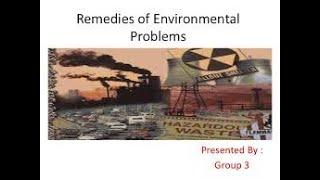 Lecture - Environmental Remedies