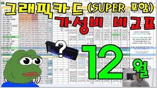 12월 그래픽카드 가성비 비교표! ( 인텔 그래픽카드 새로 나온 답니다! ) - 신성조