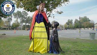 World's tallest woman dresses up for Halloween! | Guinness World Records