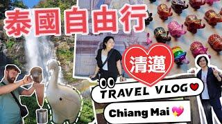 泰國清邁自由行 | Travel to Thailand - Chiang Mai國家公園一日遊️海拔2500米⁉️手作咖啡夜市VLOGNature & Market  [Eng CC]