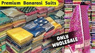 Pure Chanderi 3 Piece Suit  & Dress Material Manufacturer from Banaras  // SHAKUNTALAM FABRICS 