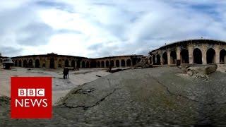 What's left of Aleppo's Great Mosque? (360 video) BBC News