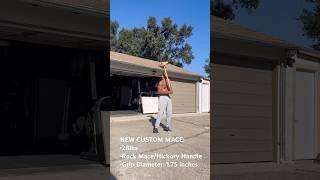 Rock Mace @ 28 lbs: Uppercuts and Swings