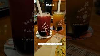 Discover the refreshing world of bubble teas at Burma Burma! #indulgexpress