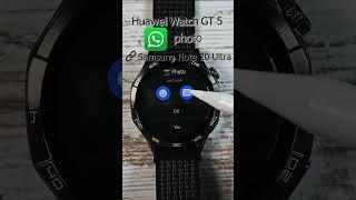 Huawei Watch GT 5 receiving a Photo in a Whatsapp message #huaweiwatchgt5