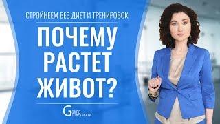 Почему растет живот?