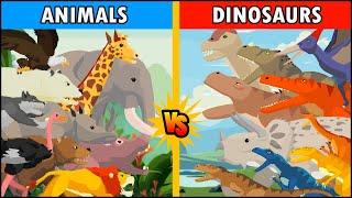 Dinosaur vs Wild Animals [S1] | Animal Animation