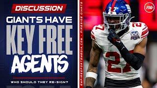 Giants Have Key Free Agents | Who Should They Re-Sign?