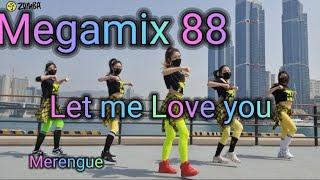 @zumbajini Megamix 88 let me Love you Merengue choreo by jini Zumba