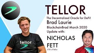 Tellor Update | The Decentralized Oracle for DeFi | Nick Fett CTO | BlockchainBrad | Crypto Startup