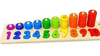 Best learn Numbers with Counting Rings. Best Educational Videos for Toddlers