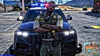 Playing GTA 5 As A POLICE OFFICER Sheriff Patrol| GTA 5 Lspdfr Mod| Live