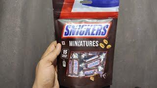 Snickers miniatures big pack || Snickers Chocolate || PopPop Tv