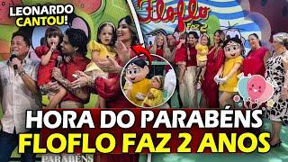  VIRGINIA E FAMILIA SE EMOCIONAM na HORA DO PARABÉNS da MARIA FLOR...