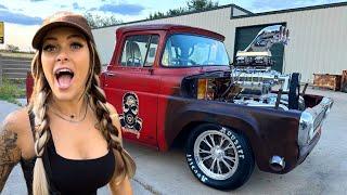 Building a 1958 F100 with a LSX Blower Motor!