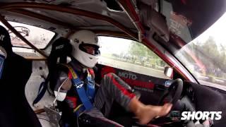 Drift.ro Shorts: Polish Pro Drifter Bartosz drifts using his feet part 2