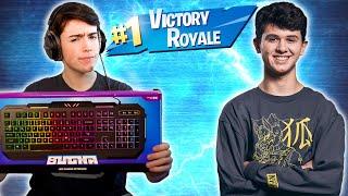 I WON WITH BUGHA'S $10 KEYBOARD!!