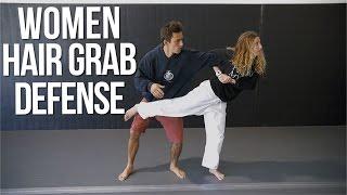 How To Defend Against Hair Grab Self Defense Technique