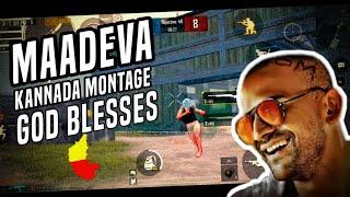 MAADEVA | A PUBG MOBILE MONTAGE | KANNADA MONTAGE |  TDM QUICK SCOPES | GOD BLESSES | POPCORN MONKEY