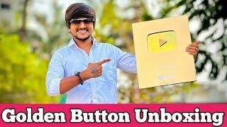 Golden play button Unboxing  New Video 2024