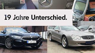 19 Jahre unterschied! Mercedes R230 SL VS. BMW 8er Cabrio. Alter Roadster VS Neuer Roadster.