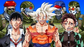 What If Anime Protagonists Fought Against The Real World Army