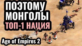 Монголы РАЗРЫВАЮТ всех, и вот почему: Стратегия в Age of Empires 2