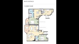 Tour of Wyndham Resort at Fairfield Mountains 2 bedroom lock off units A  & B