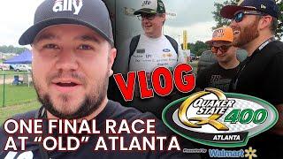 Busch Brothers Clash in One Last Race at "Old" Atlanta Motor Speedway | 2021 Quaker State 400 Vlog