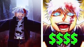 Spending Robux To Become FREAKY Gojo..?  (Anime Spirits)