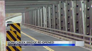 Long Creek Bridge reopens 3 weeks ahead of schedule