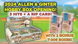 NEW CARD RELEASE!!  2024 Topps Allen & Ginter Break w/4 HITS!! + T-206 Openings 