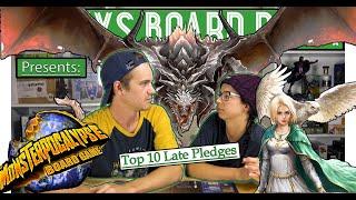 Top 10 Board Games You Should Late Pledge!! Kickstarters! Gamefound!