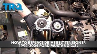 How to Replace Accessory Drive Belt Tensioner 1994-2004 Ford Mustang 3.8L