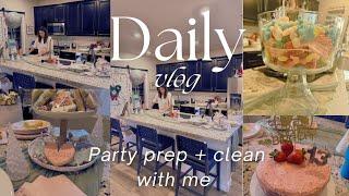 New* DITL||PARTY PREP||CLEANING||EMOTIONAL HOMESCHOOL MOM CHAT ️