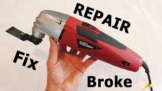 $20 Oscillating Saw Multi Tool WALMART Hyper Tough REPAIR rotten wood trim Dremel Dewalt Makita