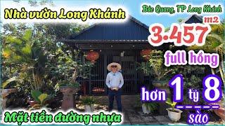 Nhà đất đồng nai, Bán nhà vườn Long Khánh 3.457m2 mặt tiền đường nhựa chỉ hơn 1 tỷ 8 sào