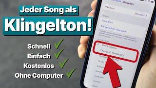 Jeden Song als iPhone Klingelton einrichten mit Garageband 2024