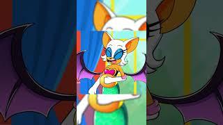 SONIC Loves ROUGE Mermaid BUT Not AMY? #shorts #sonic #SonicTheHedgehog3 #cartoon #transformation