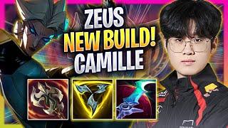 ZEUS TRIES NEW CAMILLE BUILD! - T1 Zeus Plays Camille TOP vs Aatrox! | Season 2024